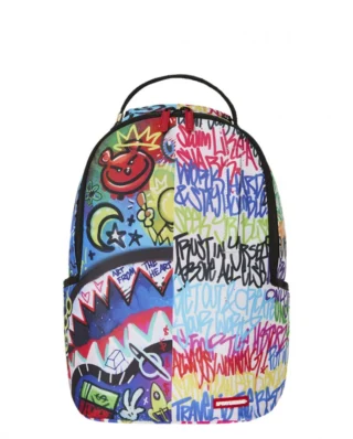 SPRAYGROUND SPRAY POETRY SPLIT MINI BACKPACK M9565 37cm x 13cm x 24cm