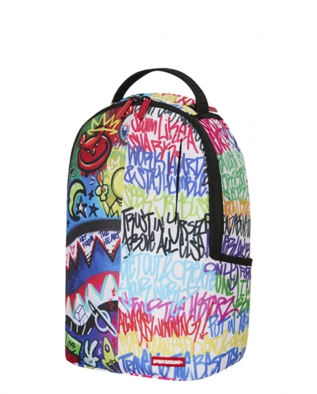 SPRAYGROUND SPRAY POETRY SPLIT MINI BACKPACK M9565 37cm x 13cm x 24cm - SPRAYGROUND