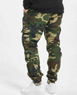 URBAN CLASSICS RIPSTOP GARGO JOGGING PANTS TB3198 WOODCAMO - UrbanClassics