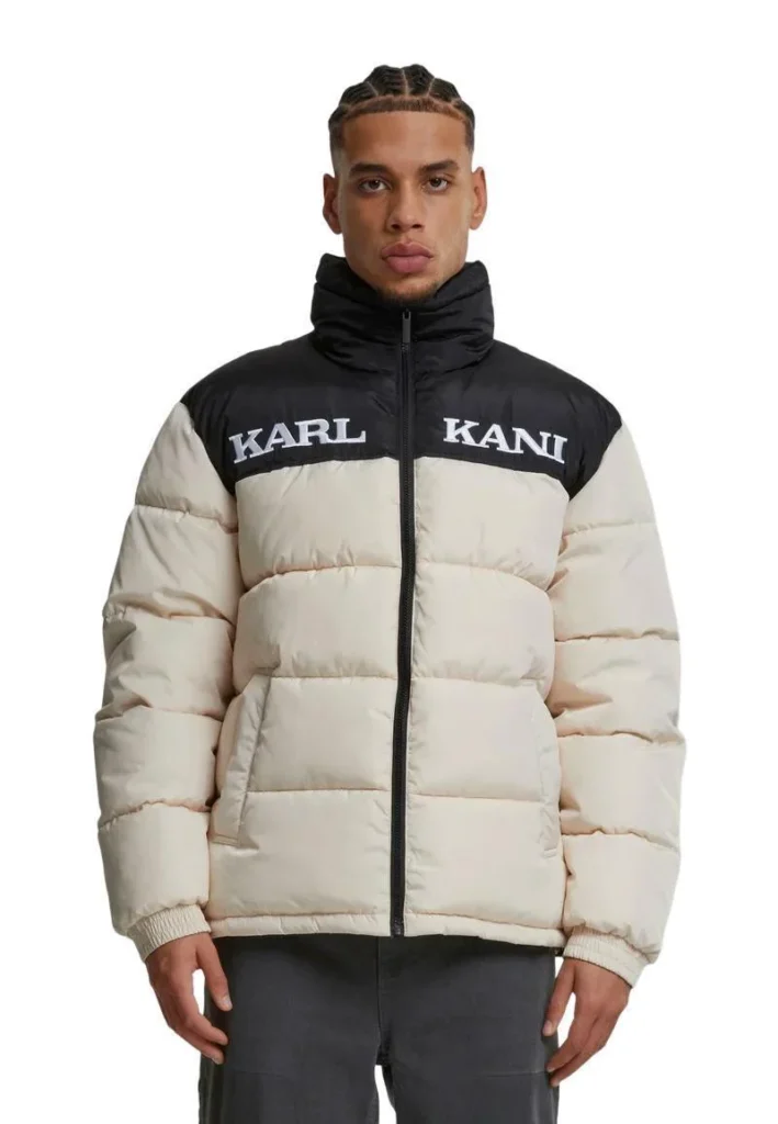 Karl Kani Retro Essential Puffer Jacket Light Sand Beige KM-JK012-023-24