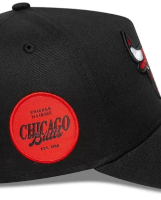 New Era Side Patch Eframe Chicago Bulls Black 60758976 - NEW ERA
