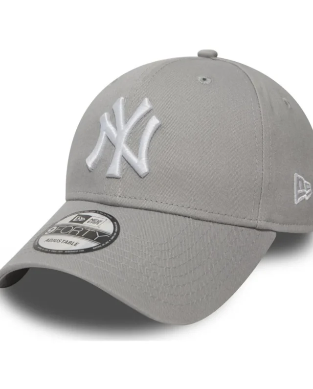 NEW ERA THE LEAGUE 9FORTY BASIC NEW YORK YANKEES 10531940 CAP GRAYY/WHITE