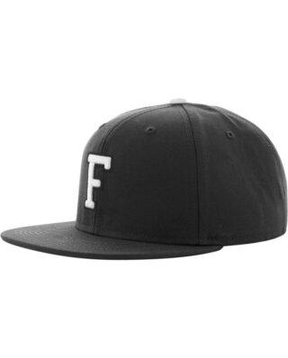 MSTRDS SNAPBACK CAP F LETTER BLACK