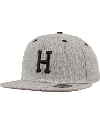 MSTRDS SNAPBACK CAP H LETTER GREY