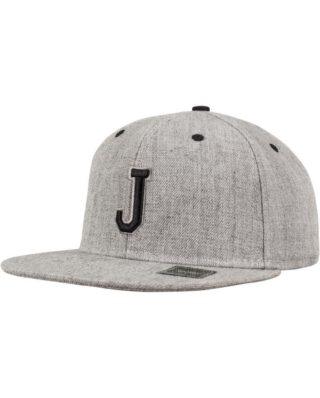 MSTRDS SNAPBACK CAP J LETTER GREY
