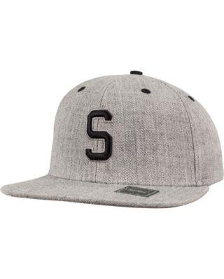 MSTRDS SNAPBACK CAP S LETTER GREY