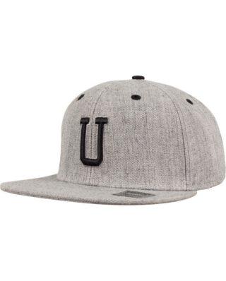 MSTRDS SNAPBACK CAP U LETTER GREY