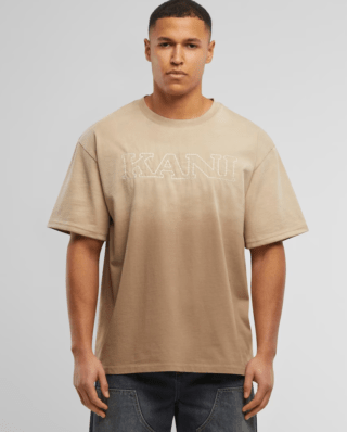 KARL KANI RETRO WASHED T-SHIRT BROWN KM253-012-1