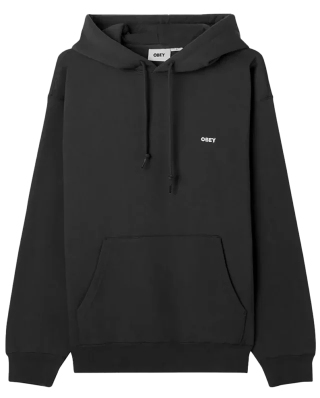 OBEY ESTABLISHED WORKS EYES II HOODIE BLACK 112470216 BLK