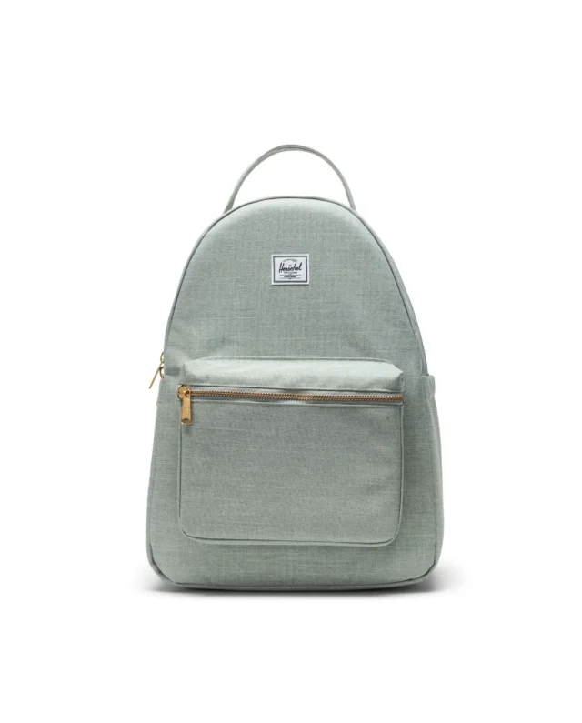 HERSCHEL NOVA BACKPACK ICEBERG GREEN CROSSHATCH 11392-06569 16.50"(H) x 12.00"(W) x 5.50"(D), 18.0L