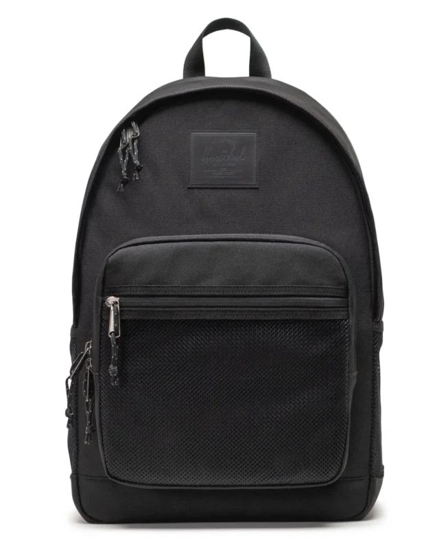 HERSCHEL LIMITED EDITION KAINE BACKPACK BLACK 11670-00001-OS 18.00"(H) x 11.75"(W) x 7.00"(D), 28.0L