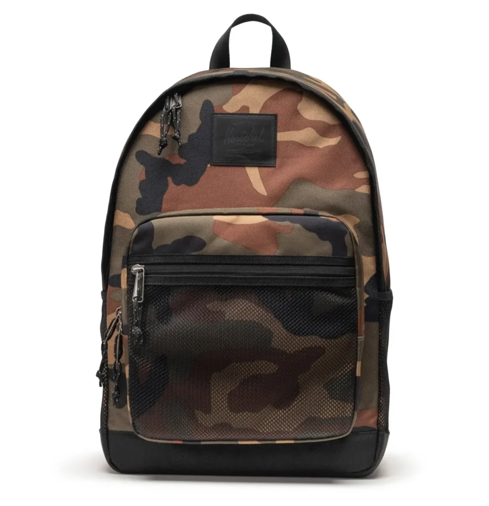 HERSCHEL LIMITED EDITION KAINE BACKPACK WOODLAND CAMO/BLACK 11670-07120-OS 18.00"(H) x 11.75"(W) x 7.00"(D), 28.0L