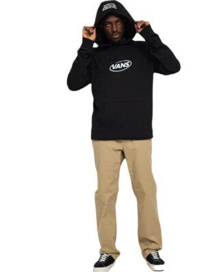 VANS HI DEF COMMERICA PO HI DEF COMMERCIA HOODIE BLACK VN0A7S85BLK1 - VANS
