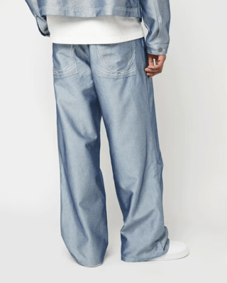 KARL KANI OG SILVER RELAXED BAGGY JEANS GREY KM261-011-1 - KARL KANI