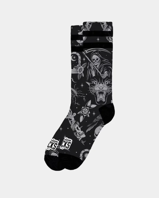American Socks Time To Die Mid High Signature AS539