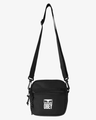 Obey Small Messenger Bag Black 100010150 BLK - Obey
