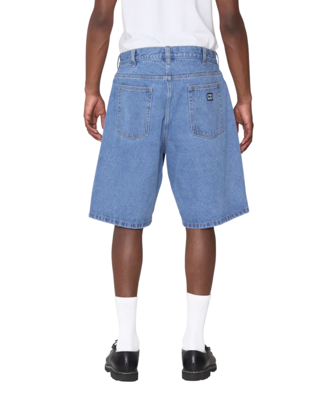 172100090_LIN_3_eb108731-2a78-446b-947e-96a4e9a82e9f OBEY BIGWIG BAGGY DENIM SHORT RINSE INDIGO 172100090-RID - Obey