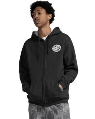 Santa Cruz MFG Oval Dot Zip Hood Black SCA-HDZ-0489 324