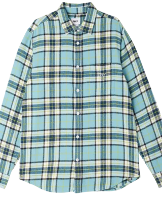 OBEY VINCE SHIRT ARCTIC BLUE MULTI