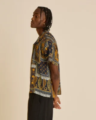 OBEY ARCHIE SS SHIRT NAVY MULTI 181210427-NVY - Obey