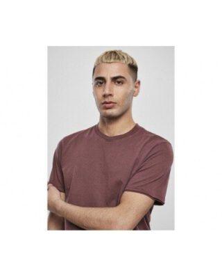 Urban Classics  T-Shirt Basic Open Edge Pigment Dyed cherry TB3926 - UrbanClassics