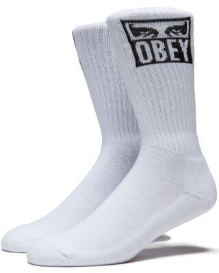 OBEY EYES ICON WHITE 100260141 SOCKS ONE SIZE