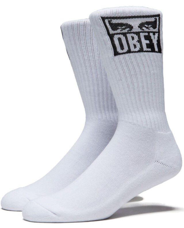 OBEY EYES ICON WHITE 100260141 SOCKS ONE SIZE
