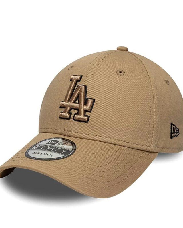 New Era LA Dodgers MLB Team Outline Light Beige 9FORTY Cap 60771713