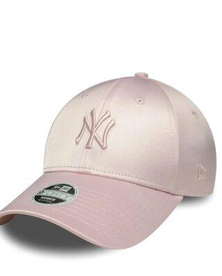 New Era New York Yankees Womens MLB Satin Pastel Pink 9FORTY Cap 60771882 - NEW ERA