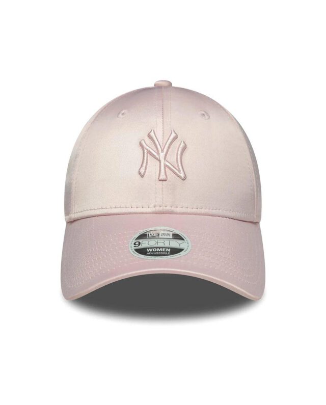 199196550663_photo3 New Era New York Yankees Womens MLB Satin Pastel Pink 9FORTY Cap 60771882 - NEW ERA