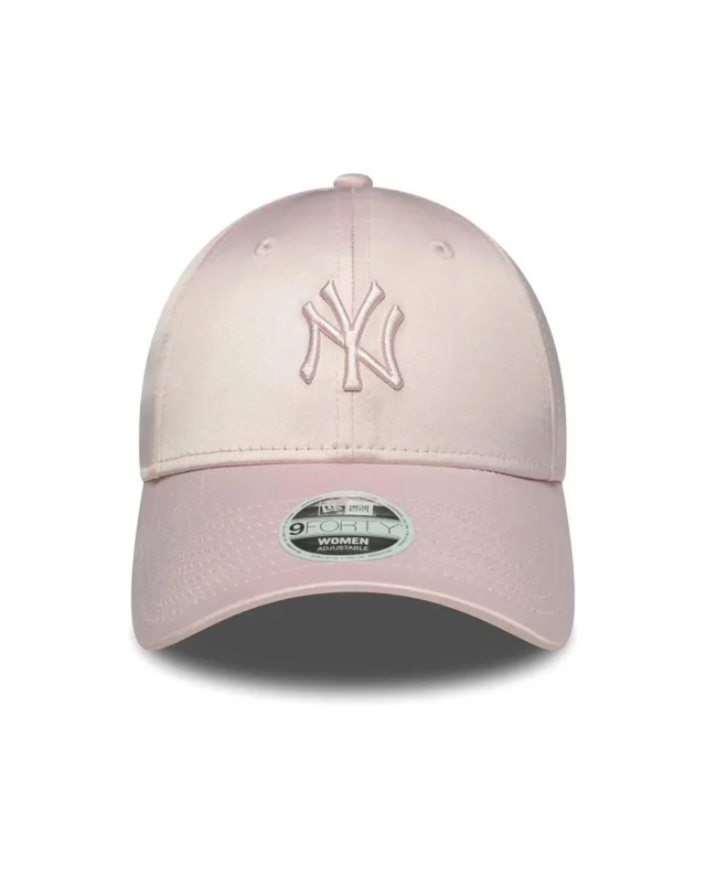 199196550663_photo3 New Era New York Yankees Womens MLB Satin Pastel Pink 9FORTY Cap 60771882 - NEW ERA