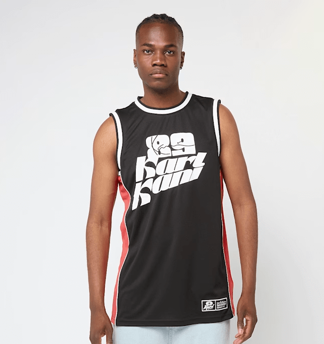 Karl Kani Signature Colorblock Basketball Jersey Βlack KM252-029-2