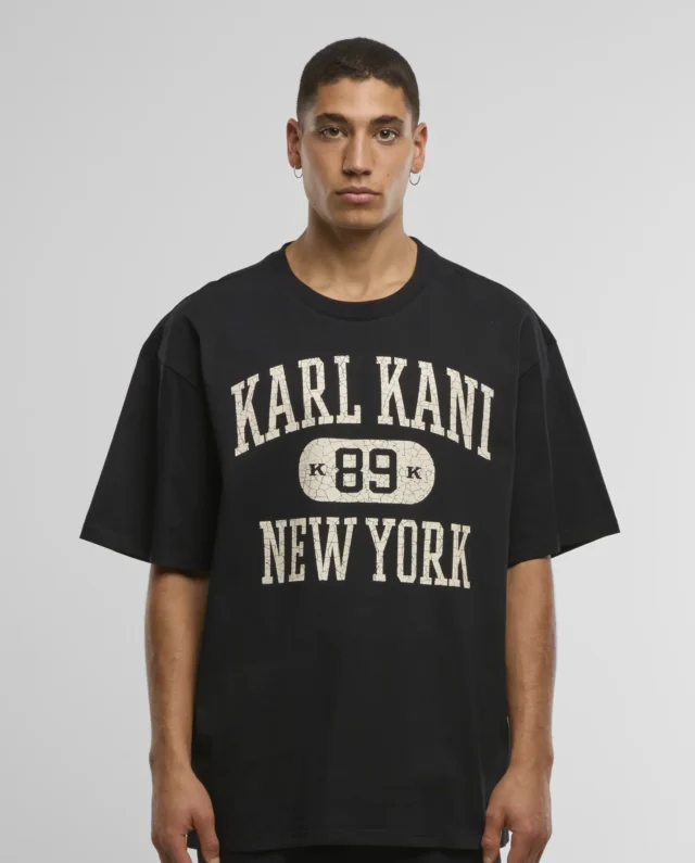 KARL KANI HERITAGE 89 OVERSIZED T-SHIRT BLACK KM261-015-1