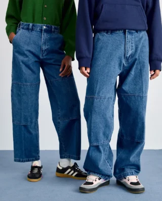 OBEY BIGWIG DOUBLE KNEE WORKER DENIM 142010098 LIGHT INDIGO - Obey