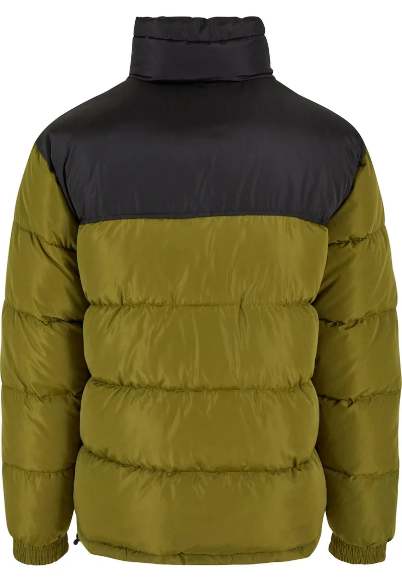 Karl Kani Retro Essential Puffer Jacket Olive Green KM-JK012-104-10 - Image 8