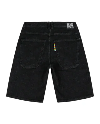HOMEBOY X-TRA BAGGY SHORTS WASHED BLACK 01SH0384-84 - HOMEBOY
