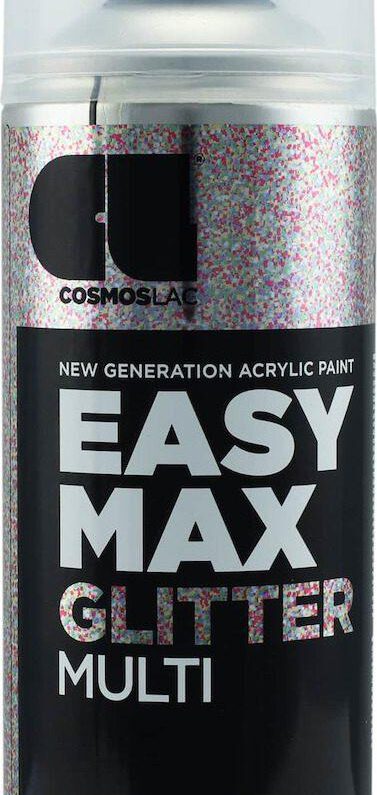 COSMOS LAC EASY MAX GLITTER MULTI N912 400ML - Cosmos Lac