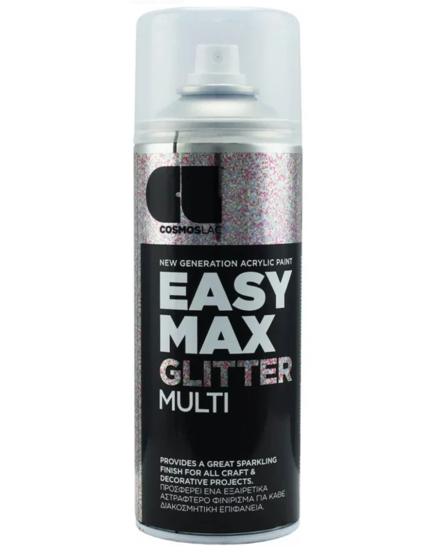 COSMOS LAC EASY MAX GLITTER MULTI N912 400ML - Cosmos Lac