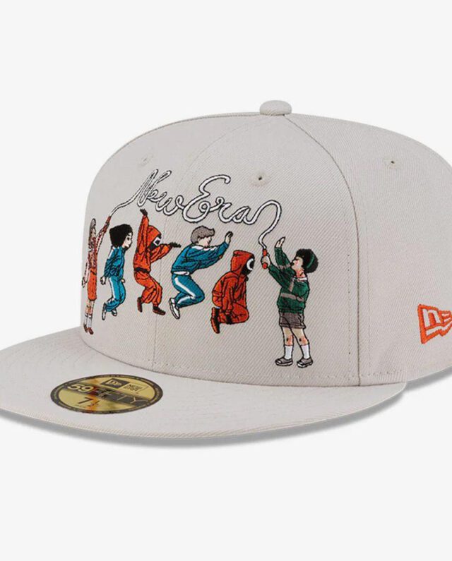 New Era X Netflix Squid Game Skipping Light Beige 59Fifty Cap 60766453