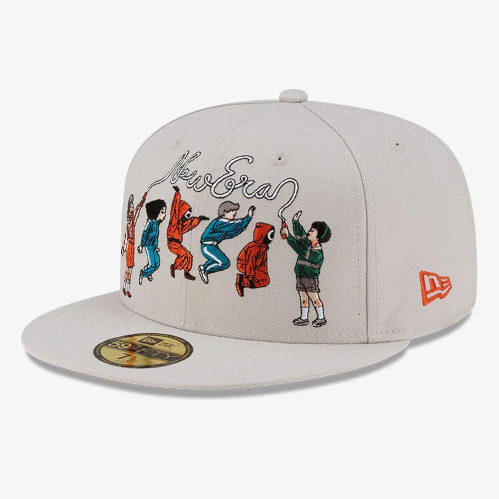 New Era X Netflix Squid Game Skipping Light Beige 59Fifty Cap 60766453