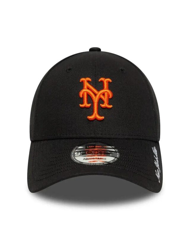 New Era Visor Script 9forty Neymet Black 60758993 - NEW ERA