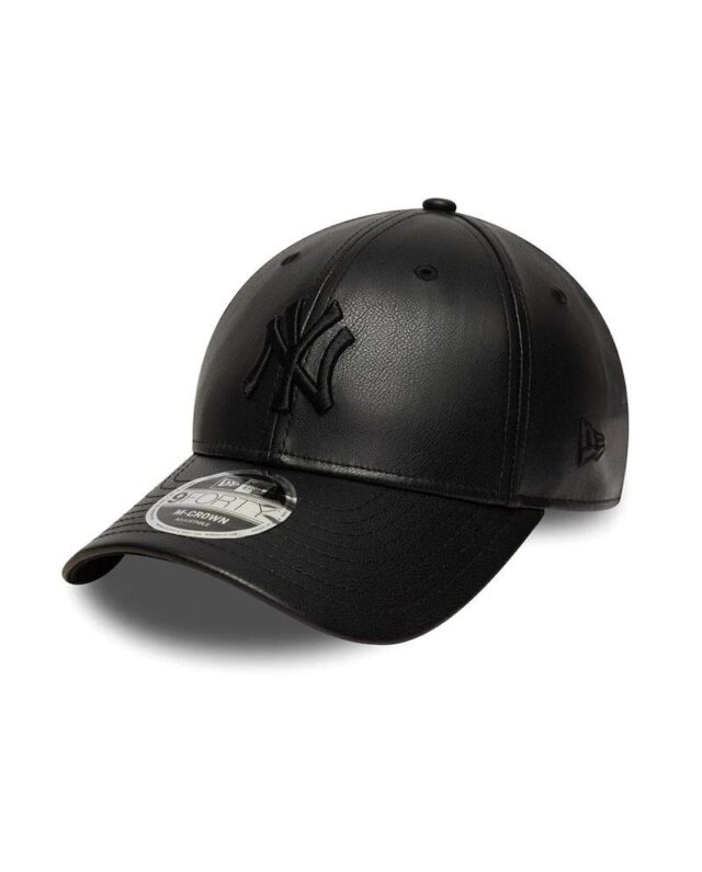 New Era New York MLB PU 9forty Black Adjustable Cap 60759034 - NEW ERA