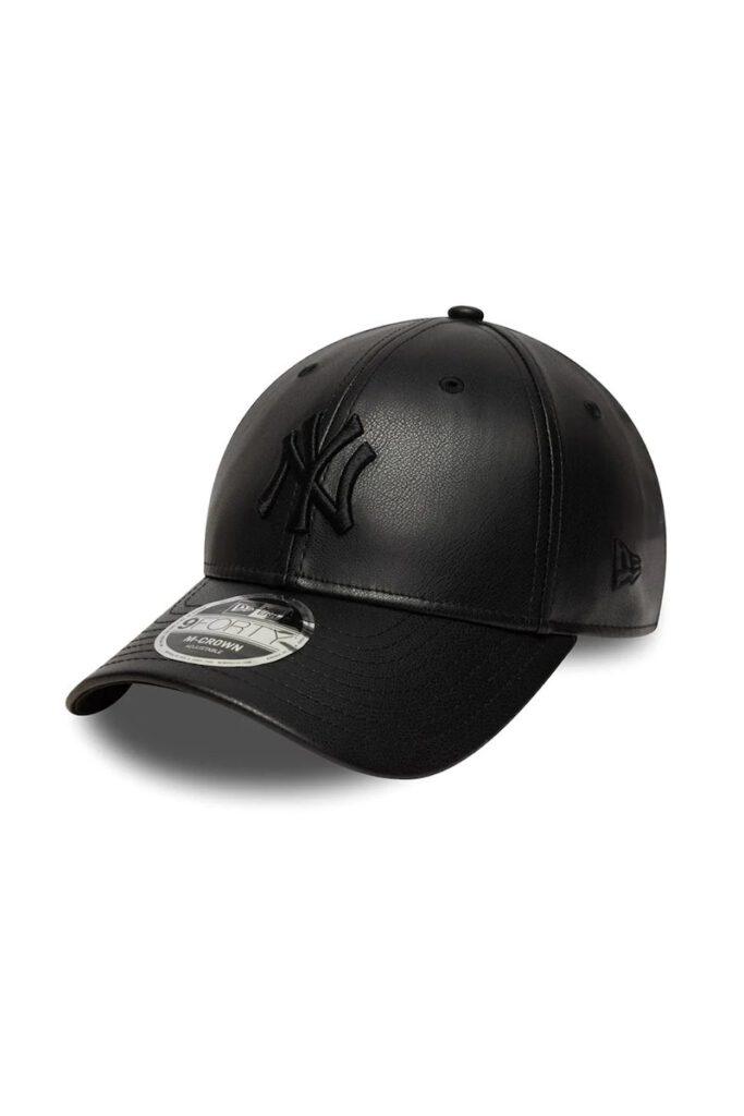 New Era New York MLB PU 9forty Black Adjustable Cap 60759034 - NEW ERA