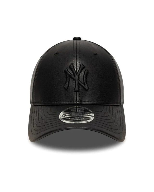 New Era New York MLB PU 9forty Black Adjustable Cap 60759034 - NEW ERA