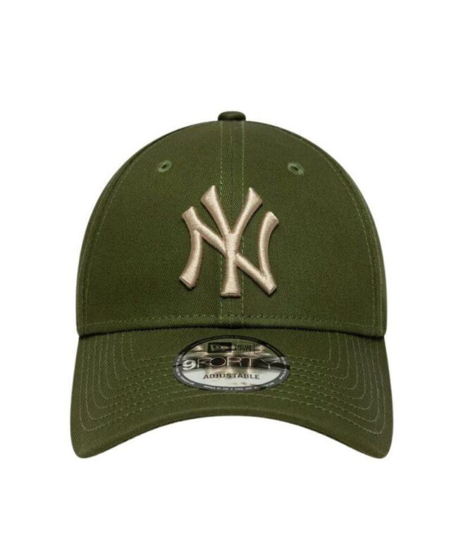 New Era New York Yankees MLB League Essential Dark Green 9FORTY Adjustable Cap 60759071 - NEW ERA