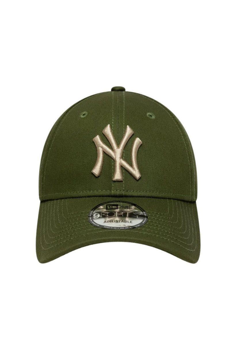 New Era New York Yankees MLB League Essential Dark Green 9FORTY Adjustable Cap 60759071 - Image 2