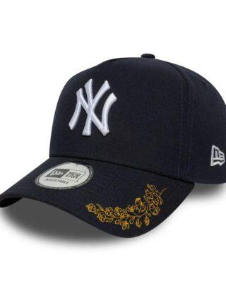 New Era Yankees Mlb Tonal Icon Navy 9forty E-frame Adjustable Cap 60759005