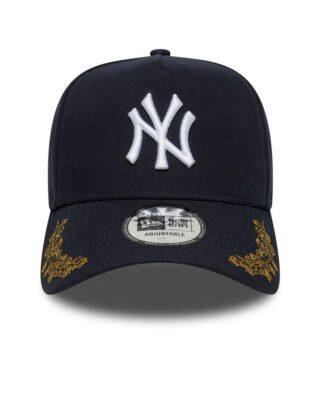 New Era Yankees Mlb Tonal Icon Navy 9forty E-frame Adjustable Cap 60759005 - NEW ERA