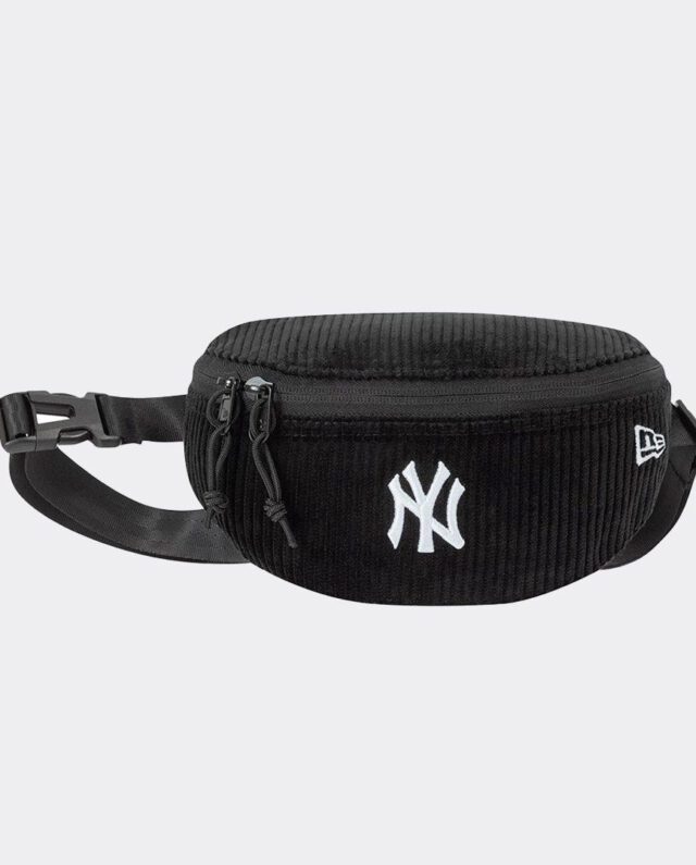 New Era Waist Bag MLB Cord New York Yankees Black 60758527 H14cm x W7cm x D23cm - NEW ERA