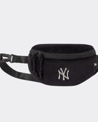 New Era New York Yankees MLB Velour Pin Black Waist Bag 60758530 H 14cm x W 7cm x D 23cm - NEW ERA